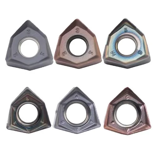 Insertos de fresamento CNC de alto avanço WNMU040304 060408